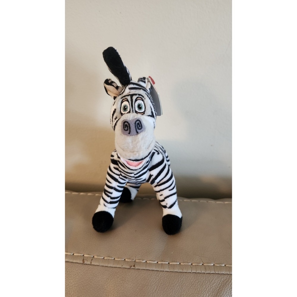 Ty Beanie‎ Babies Original Marty the Zebra Madagascar 2 2008